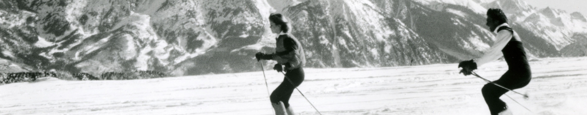 Skiers at Sunlight Mountain Resort in the early 1980s