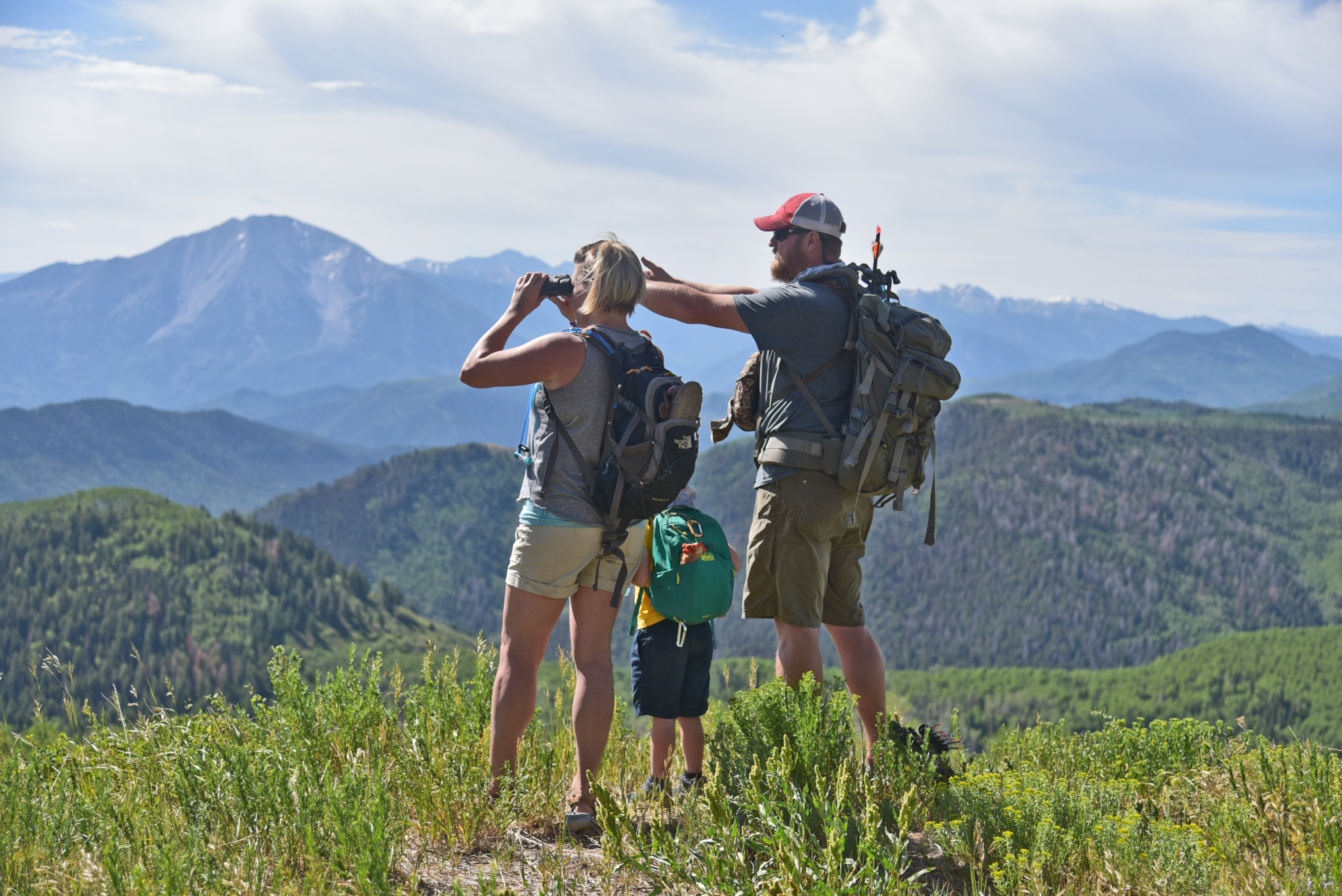 Hikers on trail during TAC in Glenwood Springs